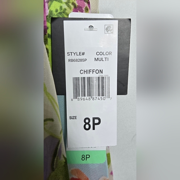 NWT Women's Signature by Robbie Bee Floral Print Dress 8P Feminine Coquette - Picture 8 of 10